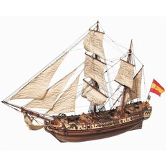 1/85 La Candelaria средиземноморское бомбардировочное судно (OcCre 13000), сборная деревянная модель