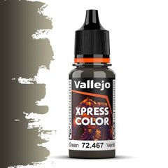 Camouflage Green Xpress Color, 18 мл (Vallejo 72467), акрилова фарба для Speedpaint, аналог Citadel Contrast