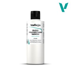 Лак глянсовий акрил-поліуретановий, 200 мл (Vallejo 27650 Polyurethane Gloss Varnish)