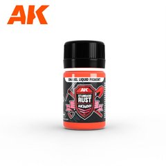Рідкий пігмент іржа стандартна, 35 мл, емалевий (AK Interactive AK14001 Standard Rust Liquid Pigment)