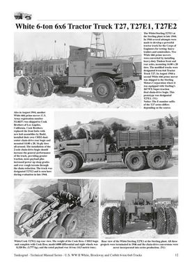 Монографія "US WWII White, Brockway and Corbitt 6-ton 6x6 trucks" Michael Franz (Tankograd technical manual series #6025)