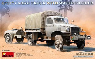1/35 Вантажівка Chevrolet G7117 з причепом-цистерною для води Ben Hur G-527 (Miniart 53066), збірна модель