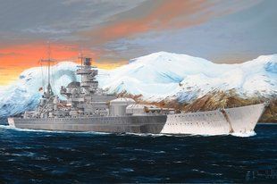1/350&nbsp;Scharnhorst німецький лінкор (Trumpeter 05361), збірна модель