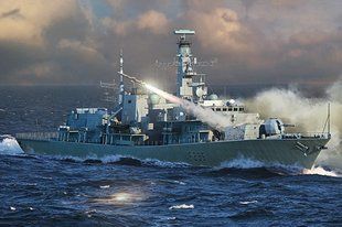 1/700 HMS TYPE 23 Monmouth F235 британский фрегат (Trumpeter 06722), сборная модель