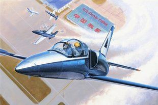 1/48 L-39C Albatros пилотажной группы "Breitling" (Trumpeter 05804) сборная модель