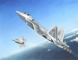 1/144 F-22A Raptor американський винищувач (Trumpeter 01317), збірна модель