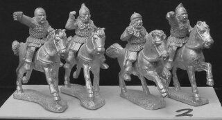 Gripping Beast Miniatures - Armoured warriors in helmets (4) - GRB-ACTC02
