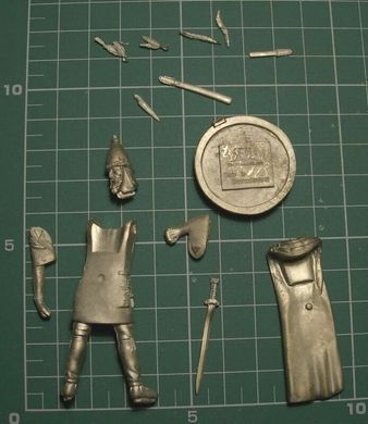 54 мм Кельтский вождь, V век до н. э. (Seil Models 54022), сборная оловянная коллекционная миниатюра