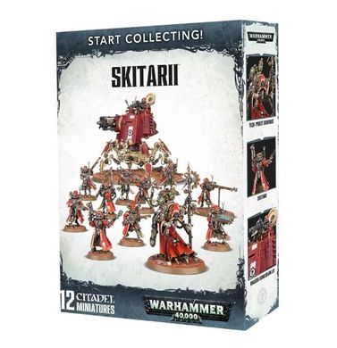 Start Collecting! Skitarii, 11 фігур + танк (Games Workshop 70-59), збірні пластикові