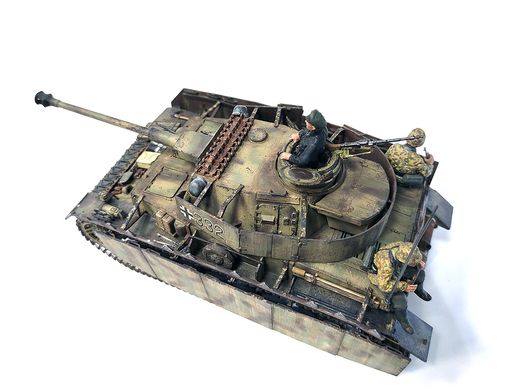 1/35 Pz.Kpfw.IV Ausf.H немецкий средний танк с фигурами, готовая модель, авторская работа
