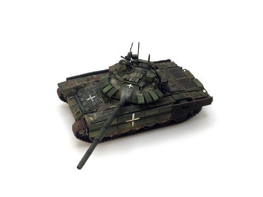 1/72 Танк Т-72Б3 Збройних Сил України, готова модель авторської роботи