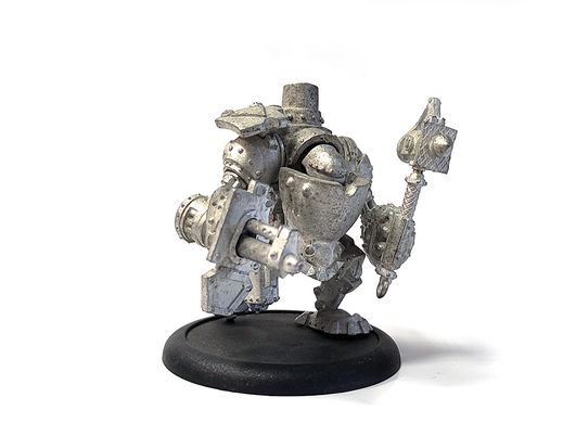 Mercenaries Wroughthammer Rockram, Rhulic Heavy Warjack, миниатюра Warmachine, неокрашенная (Privateer Press), собранная металлическая