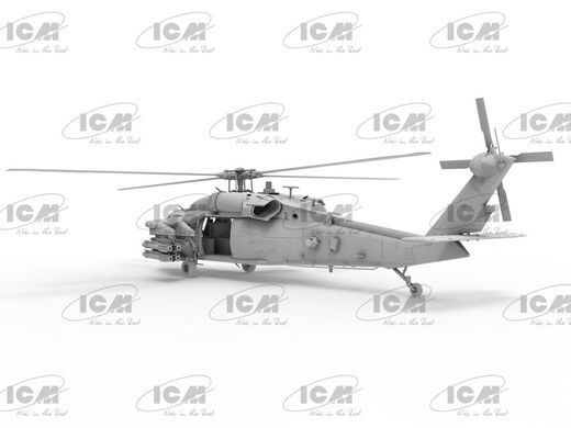 1/48&nbsp;MH-60L DAP (Direct Action Penetrator) ударний гелікоптер сил спеціальних операцій (ICM 48366), збірна модель