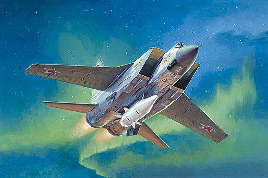 1/72 Самолет МиГ-31БМ с ракетой Х-47М2 (Trumpeter 01697) сборная модель
