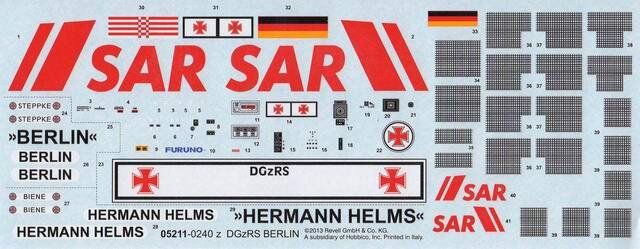 1/72 DGzRS Berlin германский спасательный катер (Revell 05211)