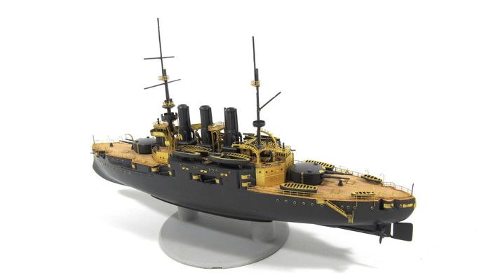 1/400 Деревянная палуба для броненосца "Пантелеймон / Князь Потемкин-Таврический", для моделей ARK Models (Эскадра ЕР-35008)