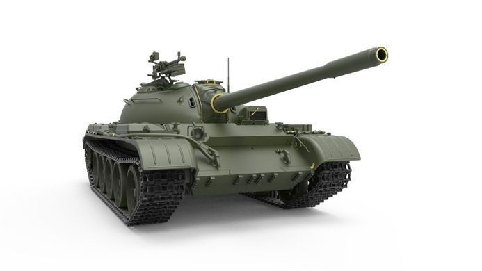 1/35 Т-54А радянський танк, модель з інтер'єром (MiniArt 37009), збірна модель