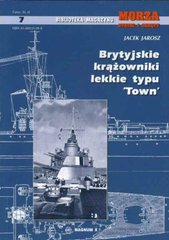 Книга "Brytyjskie krazowniki lekkie typu Town" Jacek Jarosz (Biblioteka Magazynu Morza Statki i Okrety)