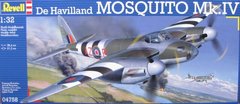 1/32 De Havilland Mosquito Mk.IV британский истребитель-бомбардировщик (Revell 04758)
