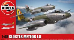 1/48 Gloster Meteor F.8 британский истребитель (Airfix 09182) сборная масштабная модель