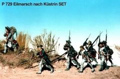 54 мм Eilmarsch nach Kustrin SET (Figuren 721 - 728 )