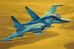 1/48 Сухой Су-34 российский истребитель-бомбардировщик (HobbyBoss 81756) сборная модель