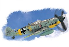 1/72 Messerschmitt Bf-109G-2 германский истребитель (HobbyBoss 80223) сборная модель