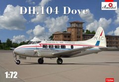 1/72 De Havilland DH.104 Dove пассажирский самолет (Amodel 72294) сборная модель
