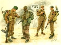 1/35 British troops, Сaen, 1944 (Master Box 3512)