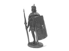 54мм Римський легіонер з прямокутним щитом, колекційна олов'яна мініатюра