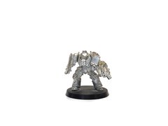 Grey Knight Terminator, миниатюра Warhammer 40k (Games Workshop), собранная металлическая неокрашенная