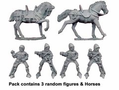 Средневековье (Medieval World) - Hundred Years War Mounted Hobilars (3) - Crusader Miniatures NS-CM-MEH101