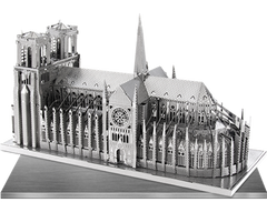 Notre Dame Paris, сборная металлическая модель (IconX ICX003) 3D-пазл