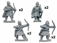 Темные века (Dark Ages) - Psiloi Archers (8) - Crusader Miniatures NS-CM-DAB003