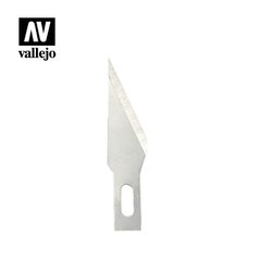 Леза #11 для модельного ножа з цангою 6 мм, 5 штук (Vallejo T06003)