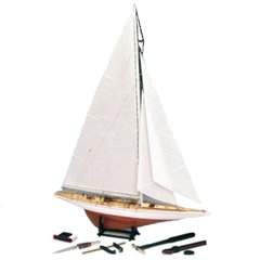 1/80 Яхта Rainbow J Class "America's Cup 1934" + набор инструментов (Amati Modellismo 1700/11), сборная деревянная модель