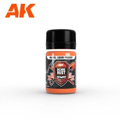 Жидкий пигмент ржавая охра, 35 мл, эмалевый (AK Interactive AK14002 Ochre Rust Liquid Pigment)