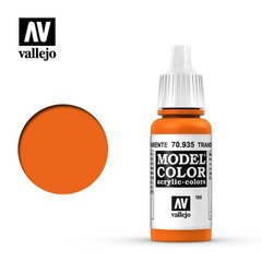 Помаранчевий прозорий, 17 мл (Vallejo Model Color 185 Transparent Orange) акрилова фарба