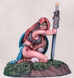 Elmore - Waiting for Shadamerh - Female Fighter - Dark Sword DKSW-DSM1137