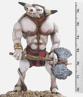 Mirliton Miniatures - Миниатюра 25-28 mm Fantasy - Kratchan Urghal, Ruler of Minotaur - MRLT-CH011