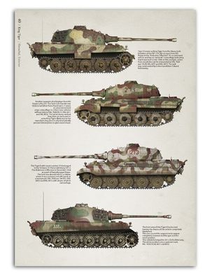 King Tiger. Visual Modelers Guide. Steel Series Vol.1 (English) 56 pages + 32 color profiles included (Ammo of Mig Jimenez A.MIG-6022)