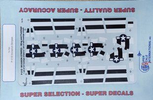 1/72 Декаль для P-51D Mustang: D-Day смуги вторгнення (Super Scale Decals 72-704)