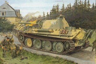 Pz.Kpfw.V ausf.G Panther поздняя модификация 1:35