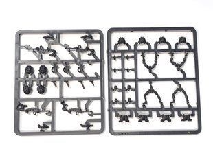 Necron Warriors #1, 4 мініатюри Warhammer 40k (Games Workshop), збірні пластикові, без коробки