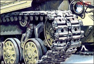 1/35 Траки пластикові збірні для танків Т-64А, Т-64Б, Т-64БВ (Скіф MK-501)