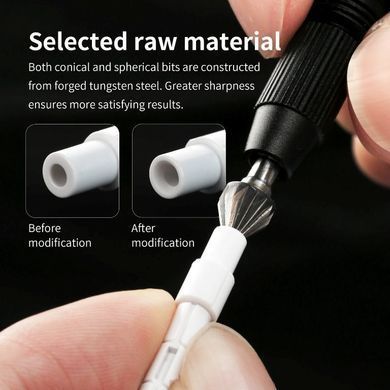 Інструмент для зняття фаски зі змінними насадками (DSPIAE AT-CT &ldquo;I-deal&rdquo; Plastic Chamfering Tool)