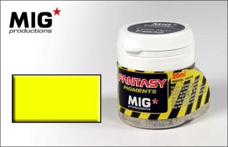 Пигмент желтый яркий, 20 мл (MIG Productions F-617 Sulfur Yellow pigment)