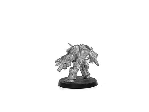 Grey Knight Terminator, мініатюра Warhammer 40k (Games Workshop), зібрана металева нефарбована