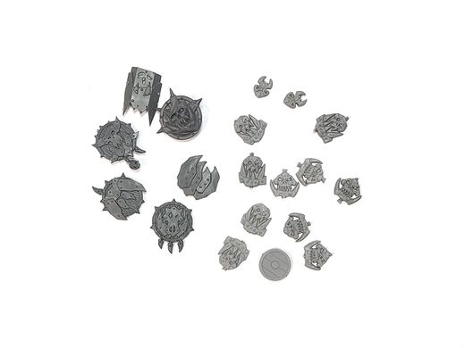 Набор щитов для Орков с Вархаммера "Ork Shields Warhammer", пластиковые (Games Workshop)