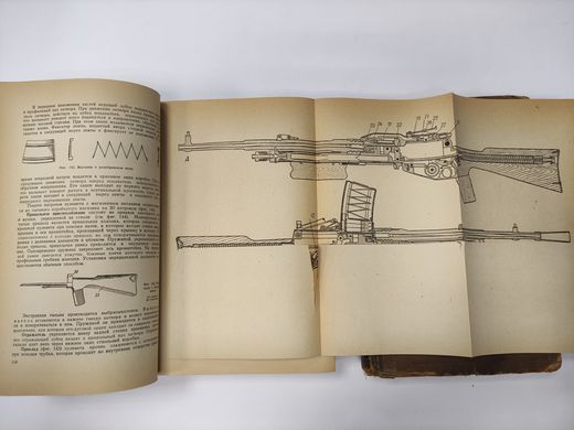 Комплект книг "Материальная часть стрелкового оружия. Книга 1 и 2", издания 1945-46 гг.